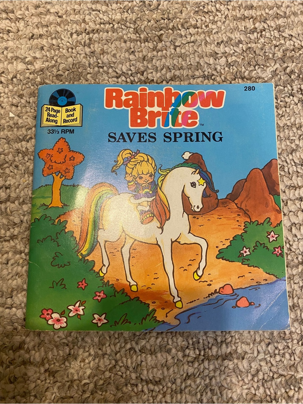 Vintage Rainbow Saves Spring Kids Record & Book